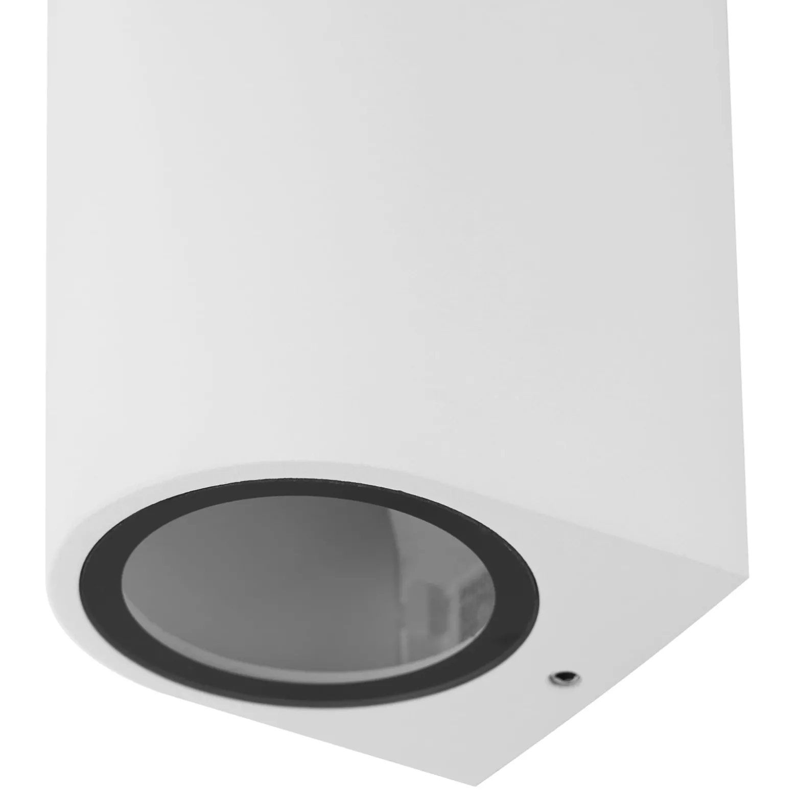 Prios ulkoseinävalaisin Tetje, valkoinen, pyöreä, 10 cm, 4 kpl, sarja