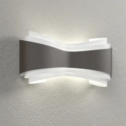 Pronssinvärinen design-seinävalaisin Ionica