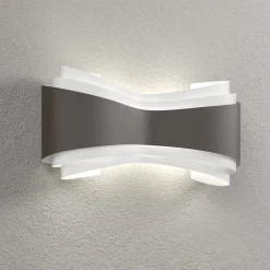 Pronssinvärinen design-seinävalaisin Ionica
