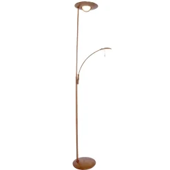 Pronssinvärinen LED-lattiavalaisin Zenith, himm.