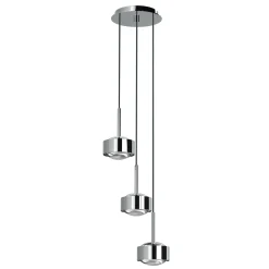 Puk Maxx Drop Trio riipusvalaisin, kromi, 3-valo G9