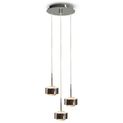 Puk Maxx Drop Trio riipusvalaisin, kromi, 3-valo G9