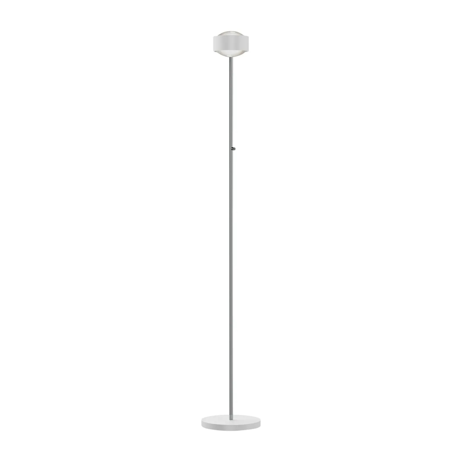 Puk Maxx Eye Floor LED-linssi matta, valkoinen matta/kromi