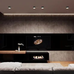 Puk Maxx One 2 LED-valonheitin, kirkas linssi, mattamusta