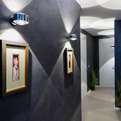 Puk Maxx Wall, LED, kirkkaat linssit, kromattu