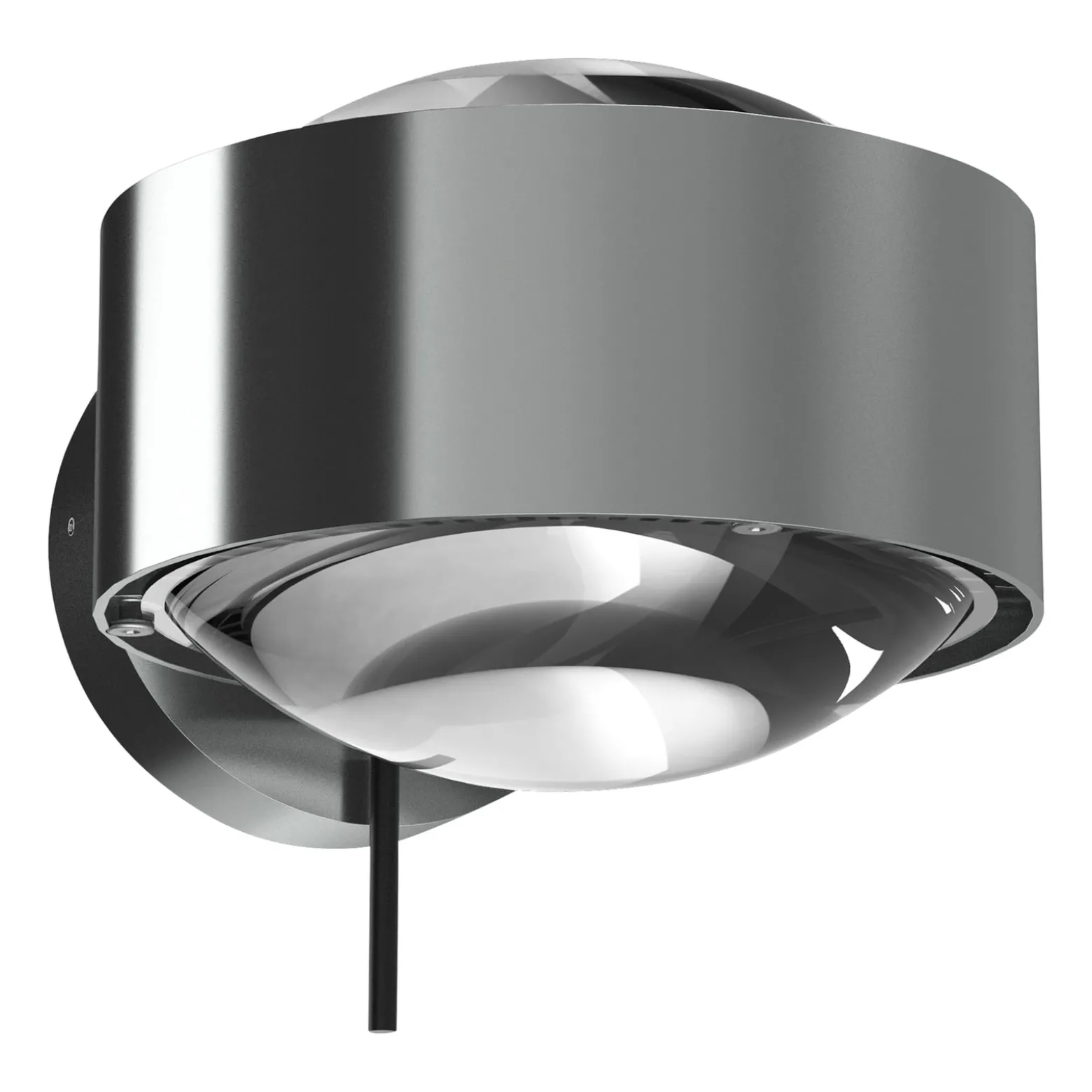Puk Maxx Wall+ LED, kirkkaat linssit, matta kromattu
