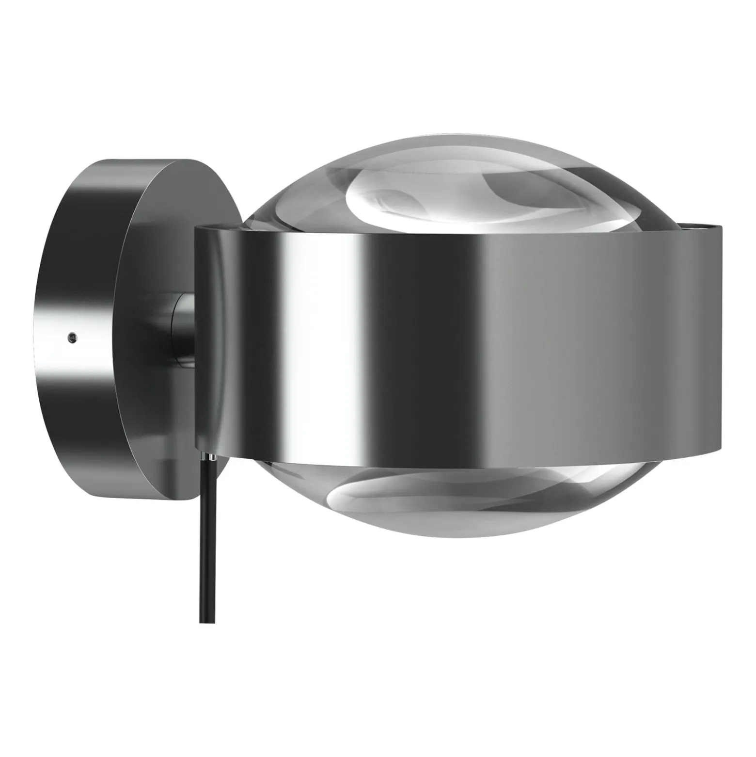 Puk Maxx Wall+ LED, kirkkaat linssit, matta kromattu