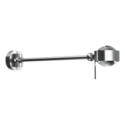 Puk Mini Hotel LED, 30cm, kirkkaat linssit, matta kromi