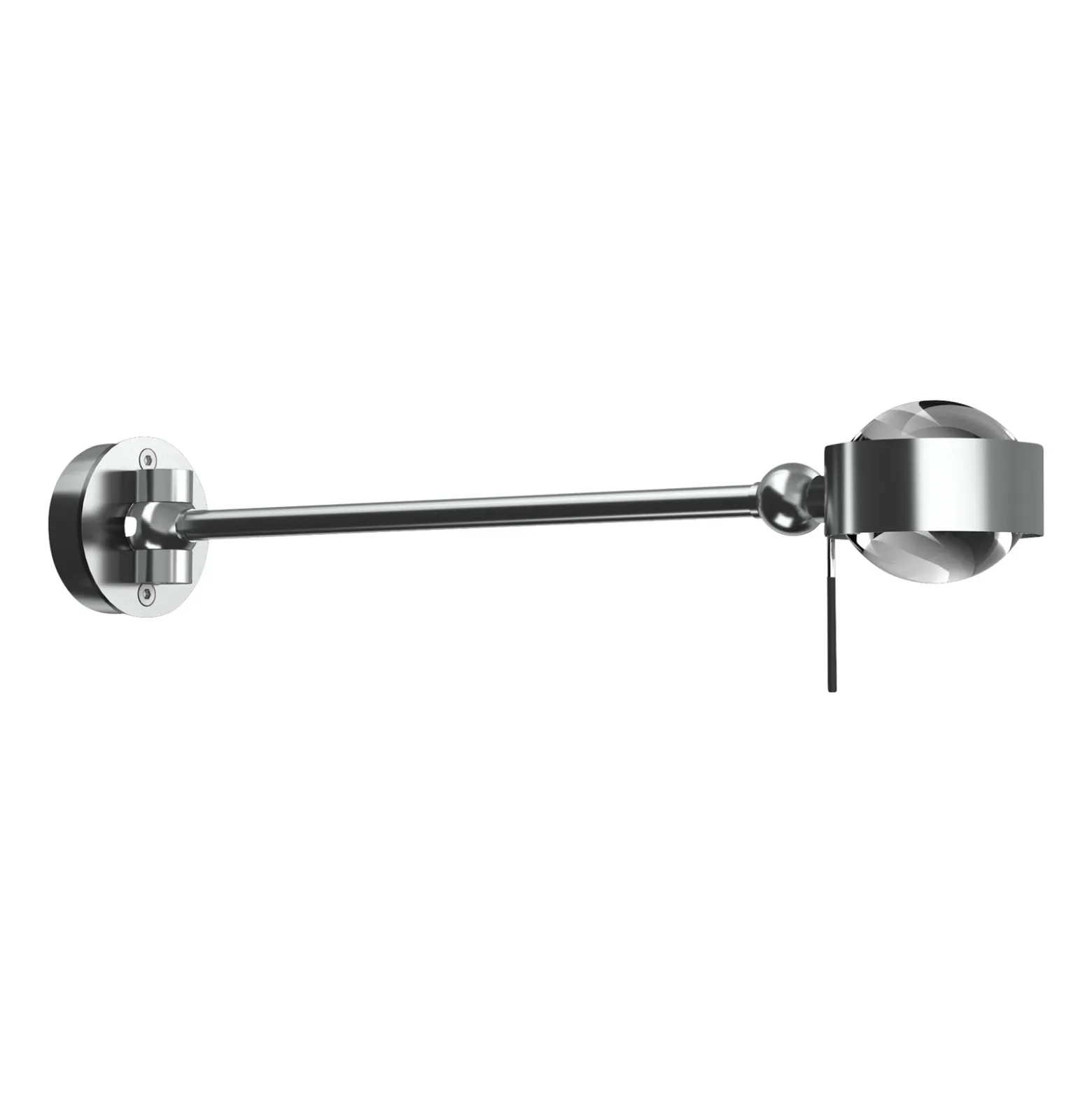 Puk Mini Hotel LED, 30cm, kirkkaat linssit, matta kromi