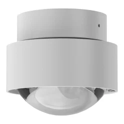 Puk Mini Move LED, kirkas linssi, valkoinen matta/kromi