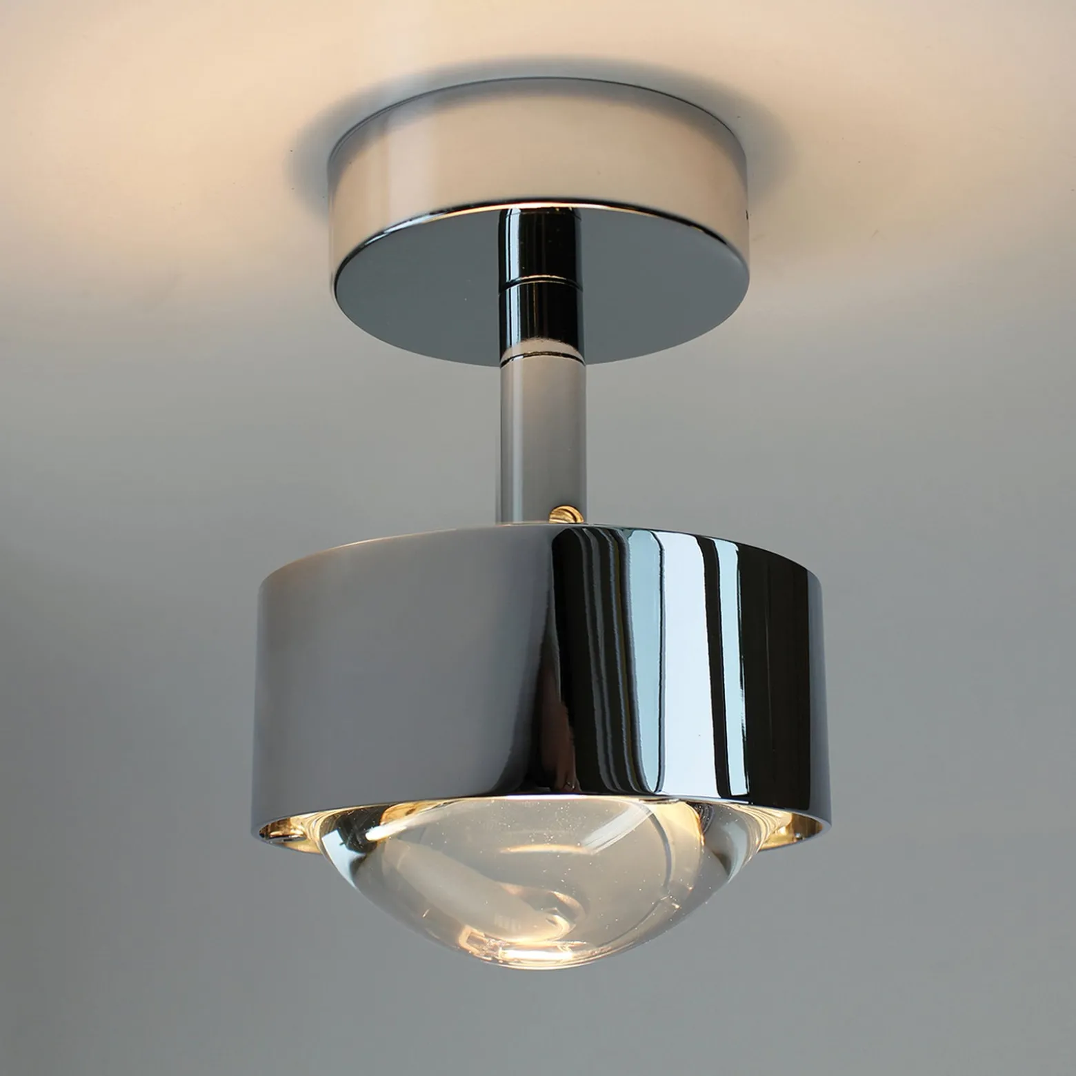 Puk Mini Turn LED spot linssi kirkas 1fl kromi