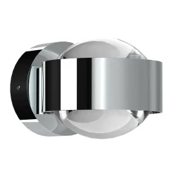 Puk Mini Wall LED 2x8W Linssit kirkas, kromi