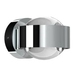 Puk Mini Wall LED 2x8W Linssit kirkas, kromi
