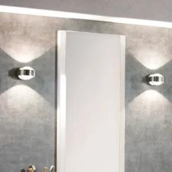 Puk Mini Wall LED 2x8W Linssit kirkas, kromi