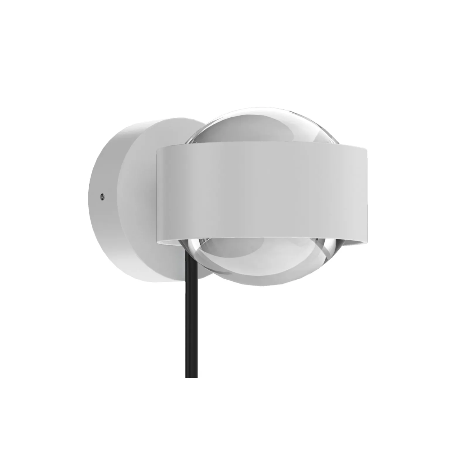 Puk! 80 Wall-LED-spotti, kirkas, mattavalkoinen