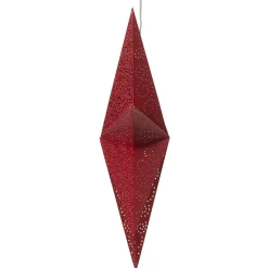 Punainen Antique-paperitähti