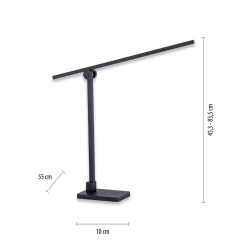 PURE Grafo -LED-pöytälamppu anturihimmentimellä