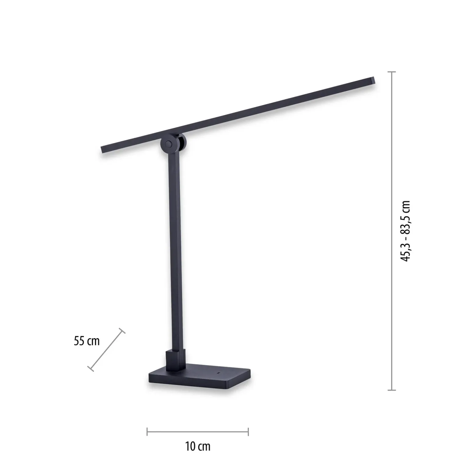 PURE Grafo -LED-pöytälamppu anturihimmentimellä