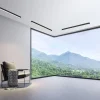 PURE LED-kattovalaisin Lines, 110 cm, antrasiitti, CCT, kaukosäädin