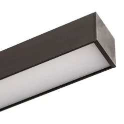 PURE LED-kattovalaisin Lines, 110 cm, antrasiitti, CCT, kaukosäädin