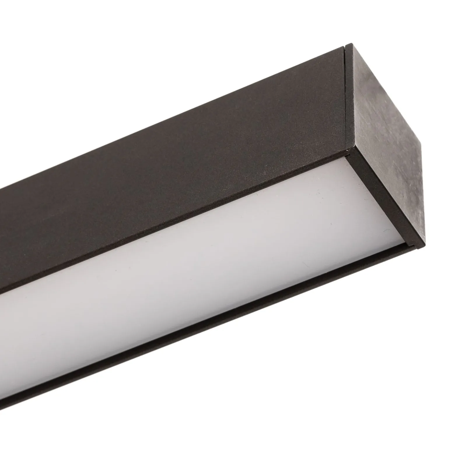 PURE LED-kattovalaisin Lines, 110 cm, antrasiitti, CCT, kaukosäädin