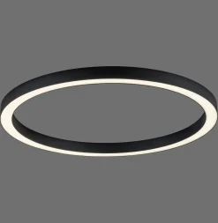 PURE LED-kattovalaisin Lines, Ø 70 cm, antrasiitti, CCT, kaukosäädin