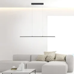 PURE LED-riippuvalaisin Lite, antrasiitti, 100 cm, CCT, himmennettävä
