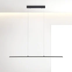 PURE LED-riippuvalaisin Lite, antrasiitti, 100 cm, CCT, himmennettävä