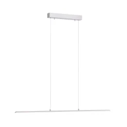 PURE LED-riippuvalaisin Lite, hopea, 100 cm, CCT, himmennettävä