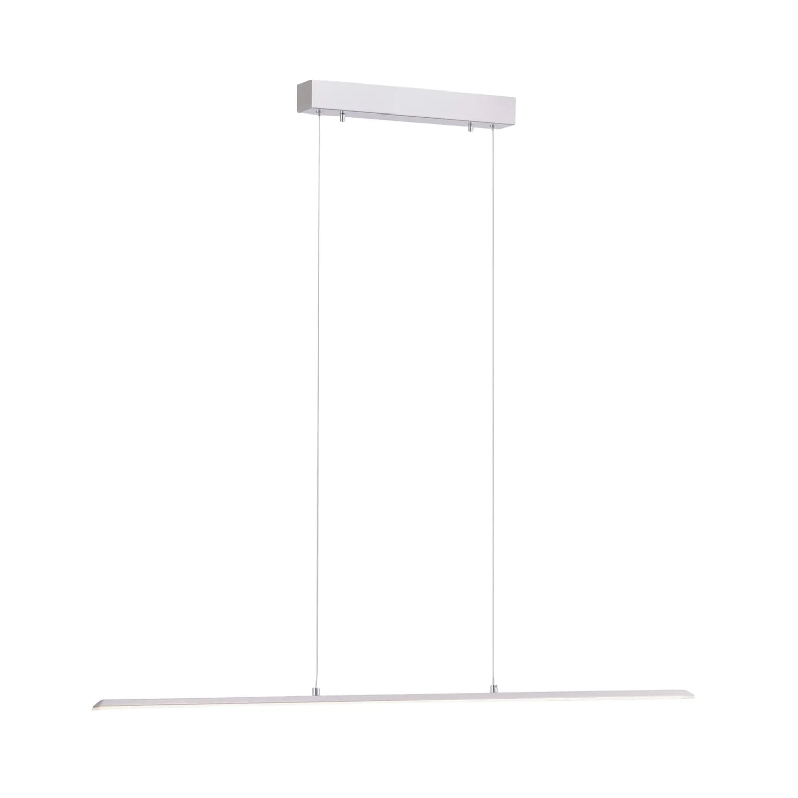 PURE LED-riippuvalaisin Lite, hopea, 100 cm, CCT, himmennettävä