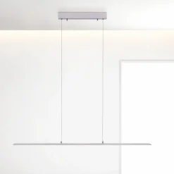 PURE LED-riippuvalaisin Lite, hopea, 100 cm, CCT, himmennettävä
