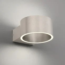 PURE LED-seinävalaisin Clipse, alumiini, alumiini, Ø 15 cm