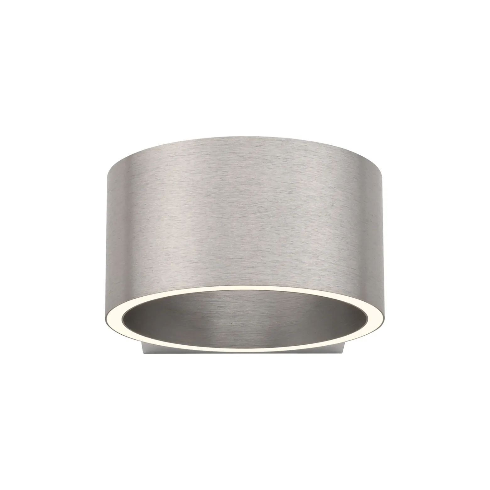 PURE LED-seinävalaisin Clipse, alumiini, alumiini, Ø 15 cm