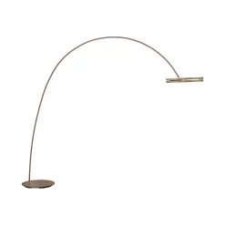 PURE Loop-Bow -LED-lattiavalo, pronssinvärinen, ulottuvuus 290 cm
