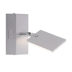 PURE Mira-LED-seinävalo, kaukosäädin, CCT alumiini