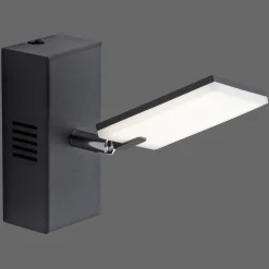 PURE Mira-LED-seinävalo, kaukosäädin, CCT, musta