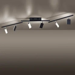 PURE Mira-valaisin 6 lamppua kaukosäädin CCT musta