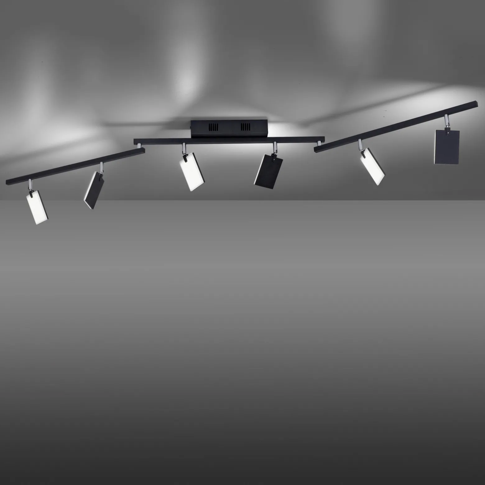 PURE Mira-valaisin 6 lamppua kaukosäädin CCT musta