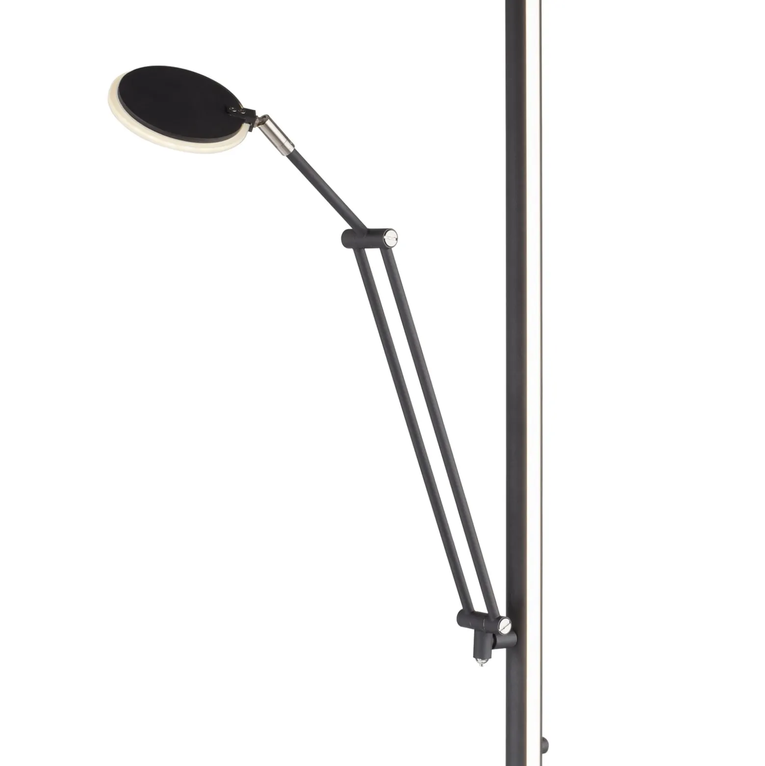 PURE Mutil -LED-lattiavalaisin, grafiitti, lukulamppu, CCT