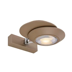 PURE Oculis -LED-seinävalaisin, pronssinvärinen, 30 cm, rauta, 2-lamppuinen
