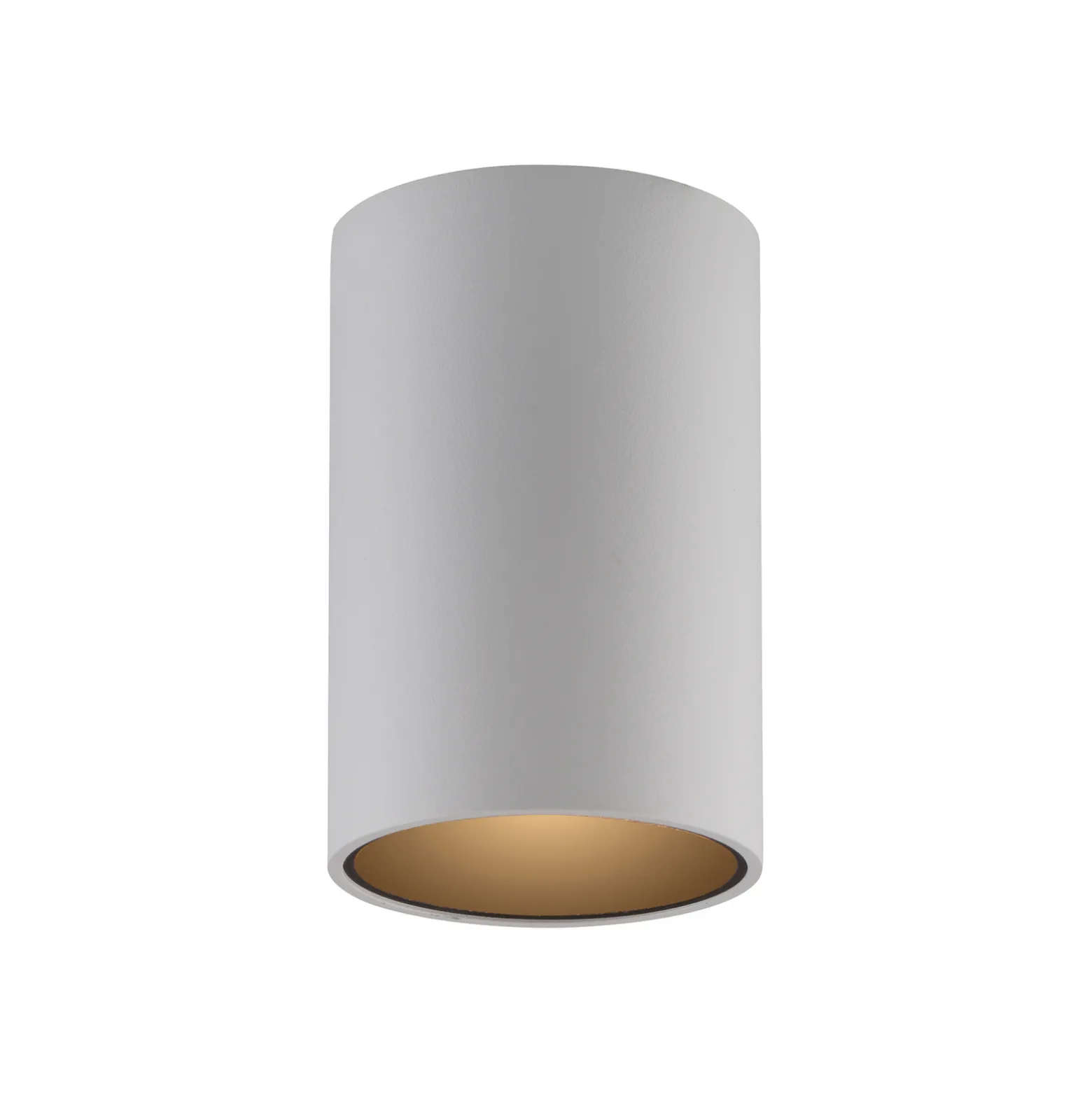 PURE Point -kylpyhuoneen LED-kattolamppu, valkoinen, halkaisija 6 cm, metallia,