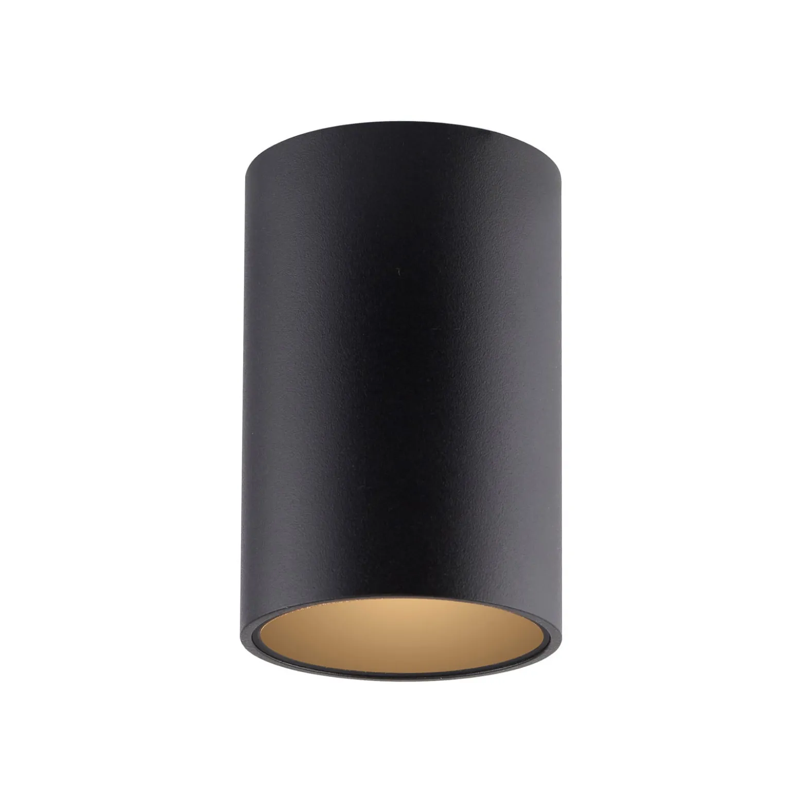 PURE Point -kylpyhuoneen LED-kattovalaisin, musta, halkaisija 6 cm, metallia,