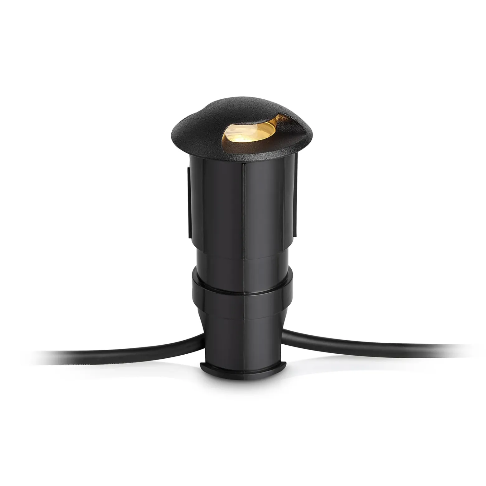 Puutarha 24 LED askel valo Portaiden valo musta 0.8W