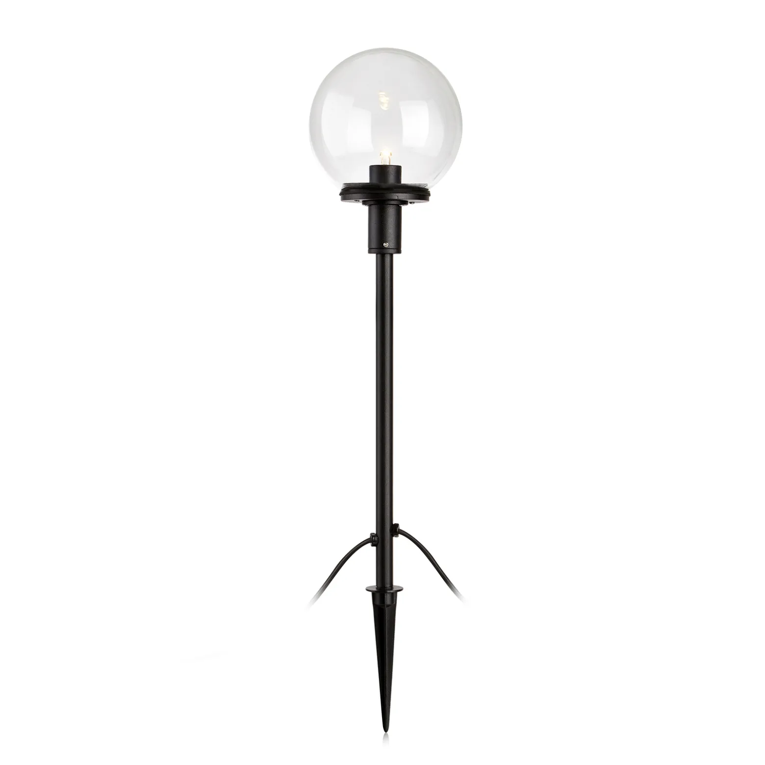 Puutarha 24 LED polku valo Sphere pallomainen varjostin