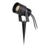 Puutarha 24 LED-valonheitin, musta, 15 wattia