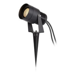 Puutarha 24 LED-valonheitin, musta, 15 wattia