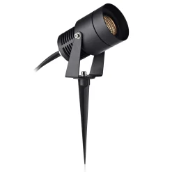 Puutarha 24 LED-valonheitin, musta, 9 wattia
