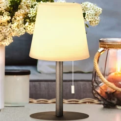 Puutarhan LED-pöytävalaisin, himmennettävä, värinvaihtoa varten