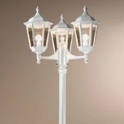 Pylväsvalaisin Puchberg 3-lamppuinen, 255 cm