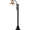 Pylväsvalaisin Toscane 1-valo 150 cm, musta